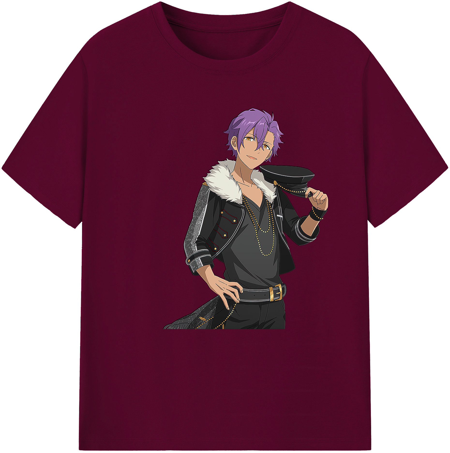 （画像用） あんさんぶるスターズ! Ensemble Stars レディースカジュアルプリントTシャツ（綿100％）